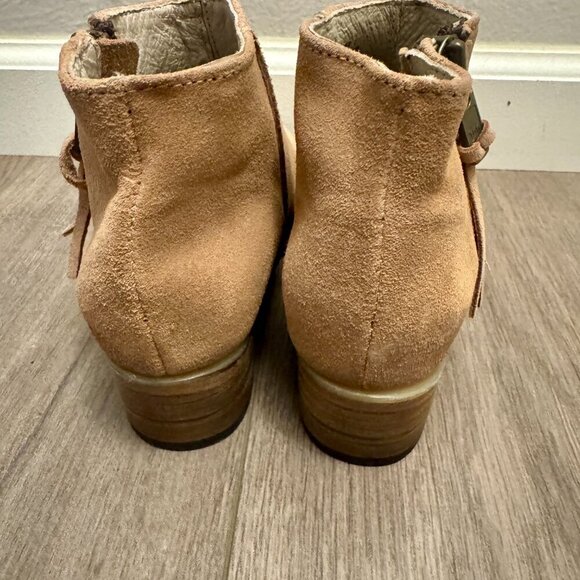 NWOB! FREEBIRD by Steven ONYX Suede Ankle Booties - Blush/Tan - Size 7 - Picture 9 of 11
